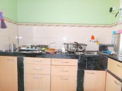 Kitchen - 1 BHK Apartment in Katraj Kondhwa Road Near Katraj Lake, Katraj for sale - Pune | Housing.com